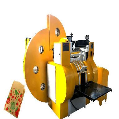 Semi Automatic Food Paper Bag Making Machine With Four Color Printing