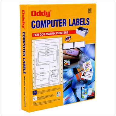 Special Acrylic Based Adhesive Oddy Dot Matrix Paper Labels (Box Packaging)