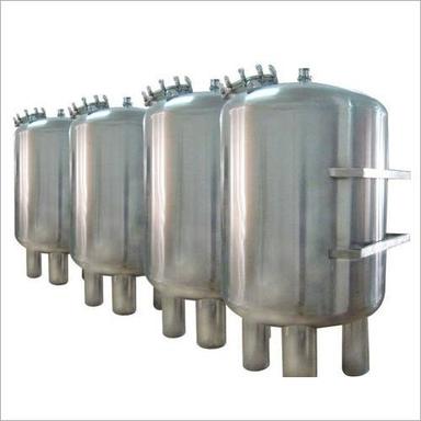 Silver Stainless Steel Water Tank