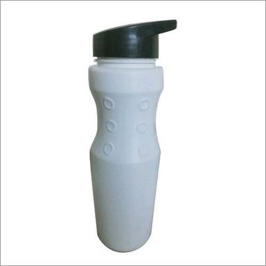 White-Black Plastic Promotional Water Bottle