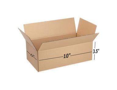  क्राफ्ट पेपर बॉक्स ब्रदर 3 प्लाई ब्राउन कोरगेटेड बॉक्स पैकिंग बॉक्स की लंबाई 10 इंच चौड़ाई 4.5 इंच ऊंचाई 3.5 इंच शिपिंग बॉक्स कूरियर बॉक्स 
