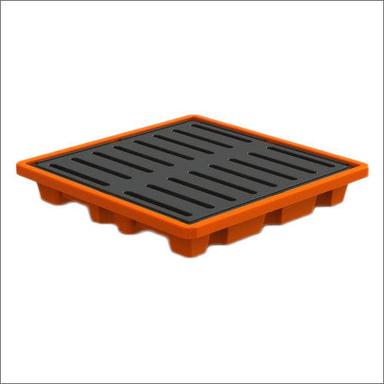 Orange 4 Drum Spill Containment Single Pallet