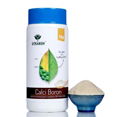 Utkarsh Calciboron (Calcium Boron Proteinate Mixture Amino Acid Chelated) (100 % Water Soluble Foliar Spray) Amino Chelated Fertilizers Application: Agriculture