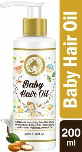 Almond Mom And World Baby Hair Oil With Organic And Coldpressed Natural Oil