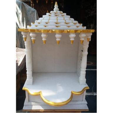 मूर्तिकला शुद्ध प्राकृतिक सफेद पत्थर शिल्प घर के लिए भारतीय संगमरमर मंदिर