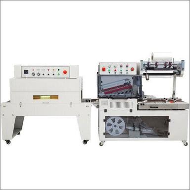White Automatic L Sealer With Shrink Tunnel Machine