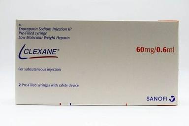  क्लेक्सेन (एनोक्सापरिन) 60Mg/0.6Ml इंजेक्शन सामग्री: एनोक्सापारिन (60Mg)