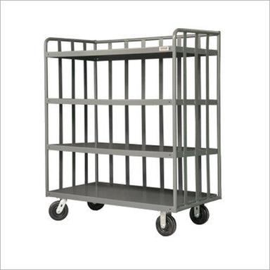 Easy To Operate Mild Steel Portable Shelf Truck