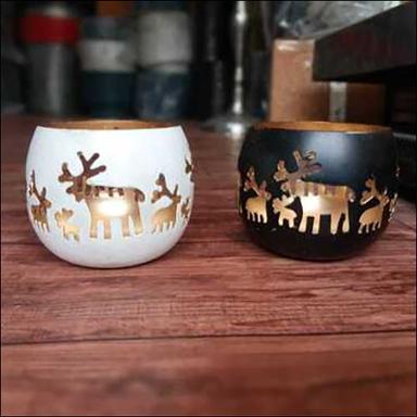 Polishing Christmas Decoration Votive Candle Holder