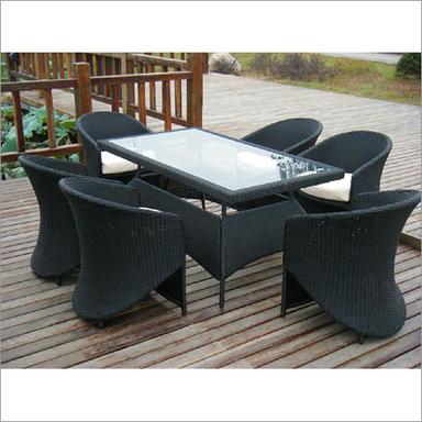 6 Seater Wicker Dining Table Application: Sand Beach