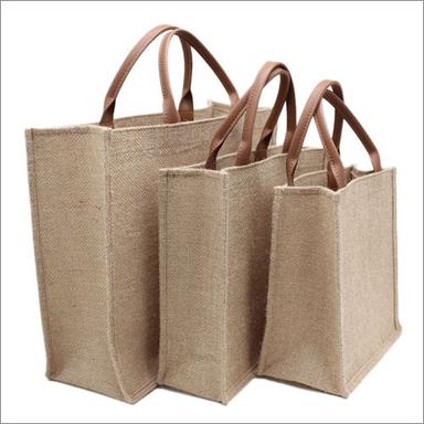 Brown Jute Shopping Bag