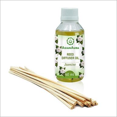 White 60 Ml Jasmine Reed Diffuser Oil With Sticks