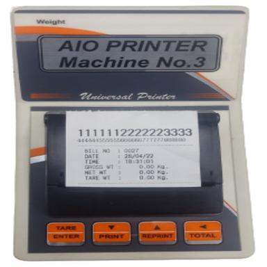 Aio Universal Printer Accuracy: Settable Gm
