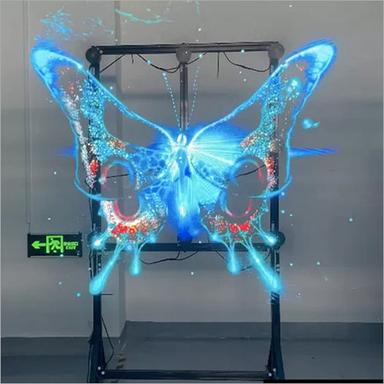 Transparent 3D Holographic Advertising Fan