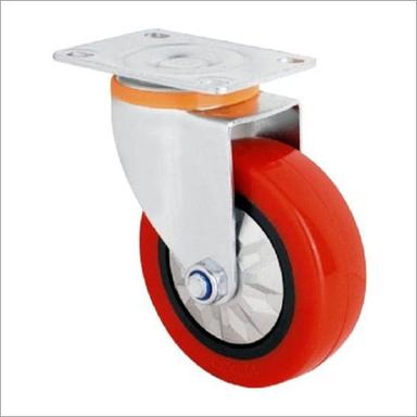 Polishing Ball Bearing Red Pu Caster Wheel