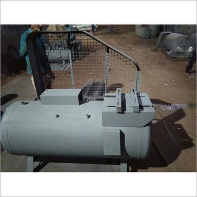 Grey Horizontal Air Compressor Receiver Tank