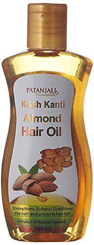 Yellow Patanjali Almond Hair Oil 100Ml
