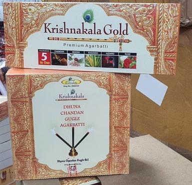 Stick Incense Krishanakala Gold 5 In 1 Agarbathi And Dhuna Chandan Agarbathi Combo Pack