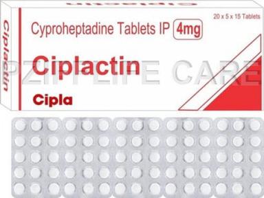  साइप्रोहेप्टैडिन टैबलेट सामान्य दवाएं CIPLACTIN 4MG 