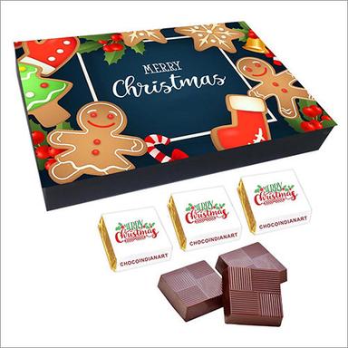  ब्राउन मेरी क्रिसमस प्रिंटेड चॉकलेट गिफ्ट बॉक्स