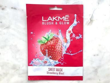 Lakme Blush And Glow Strawberry Sheet Mask 25 Ml Color Code: Na