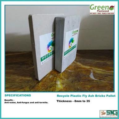 Recycle Plastic Bricks Pallet Size: Customize