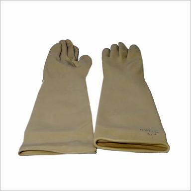 Brown Rubber Hand Gloves