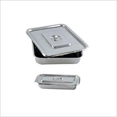 Silver Stainless Steel Instrument Tray