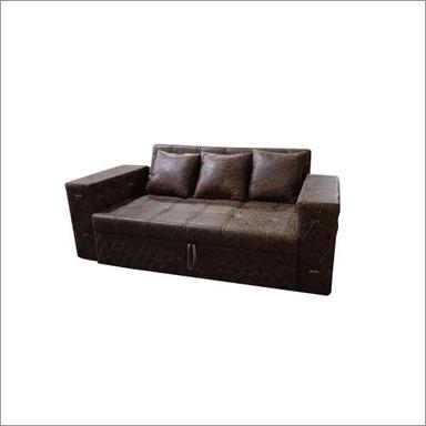 Brown Sofa Cum Bed Full Cushion