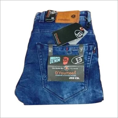 Washable Mens Denim Casual Wear Plain Jeans