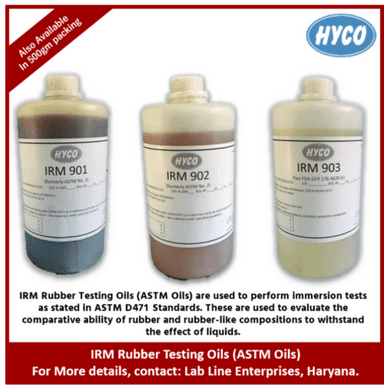 IRM Rubber testing Oils ASTM Oil D471