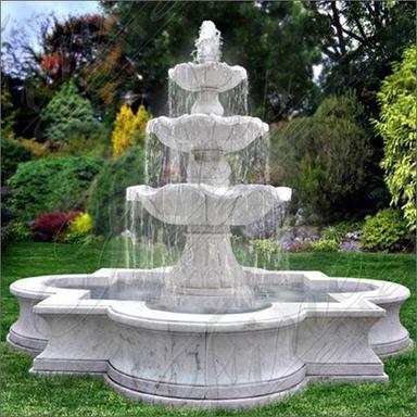 White 7 Feet Frp Garden Water Fountain