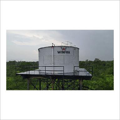 Zinkcalume Water Storage Tank Capacity: 20000-2000000 Liter/Day
