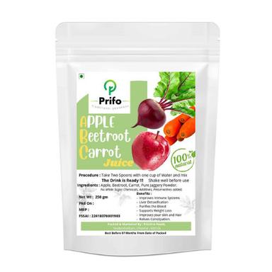 Prifo Abc जूस पाउडर - सेब चुकंदर गाजर का रस पाउडर इंस्टेंट मिक्स कोई रसायन या एडिटिव्स नहीं प्राकृतिक रूप से निर्मित सामग्री: जड़ी बूटी