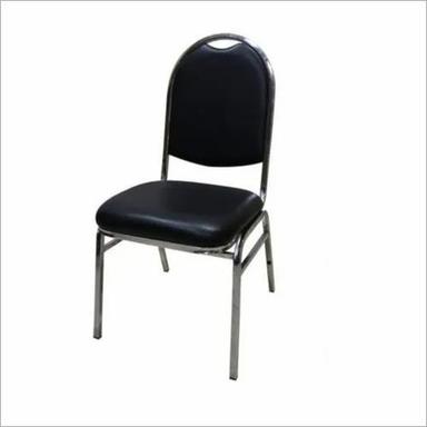 Black Modern Banquet Hall Chair (Steel 202)