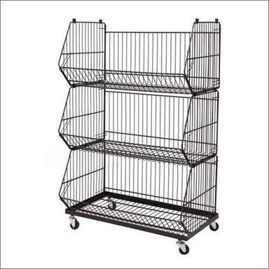 Silver Stainless Steel Wire Basket