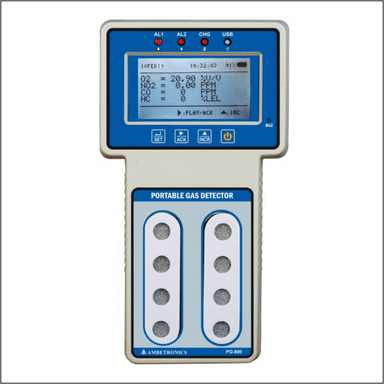 Plastic 8 Channel Portable Gas Detector