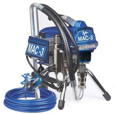 Black Mac-3 Heavy Duty Airless Spray Painting Machine