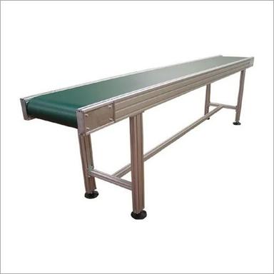 Green-Silver Heavy Duty Belt Conveyor