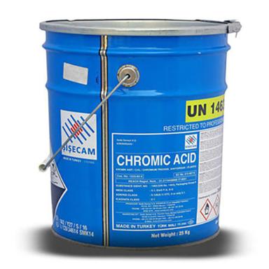  क्रोमिक एसिड फ्लेक्स (क्रोमियम ट्रायऑक्साइड क्रो3) - 50 किलो आवेदन: मेटल फिनिशिंग