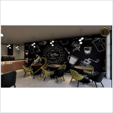 कैफे रेस्तरां पूर्ण सेट इंटीरियर डिजाइनिंग सेवाएं