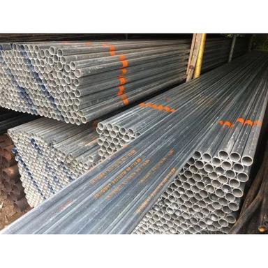 Silver Round Galvanized Pipe