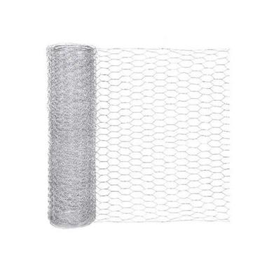 Gray Hexagonal Wire Mesh