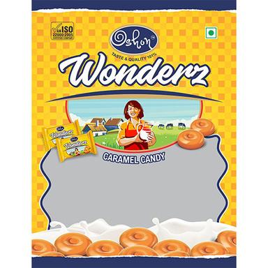 Ldpe Oshon Wonderz Caramel Candy Printed Laminated Film Pouches For Packaging