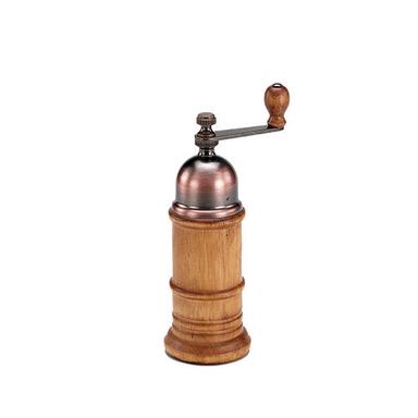 Brown Holar Taiwan Made Classic Hand Crank Salt Pepper Grinder With Antique Look