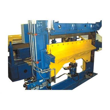 Yellow-Blue Hydraulic Shear Machine