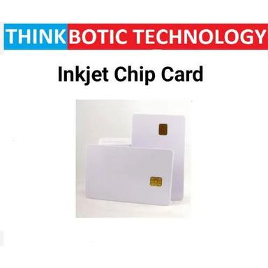 White Inkjet Chip Card