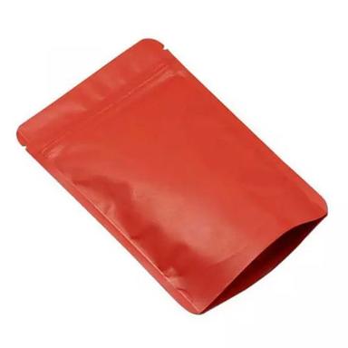 Red 4X7 Inch Stand Up Zip Lock Pouch