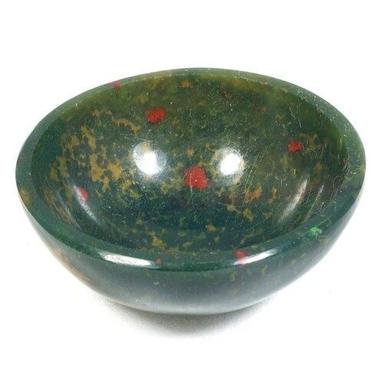 Natural Blood Stone Gemstone Crystal Bowl Grade: A+