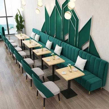 Furnesia Interior Modern Wooden Restaurant Sofa Set